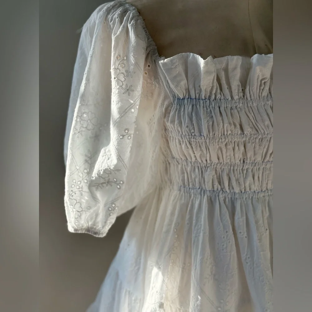 Buddy Love White Ruffle Dress - Picture 5 of 7